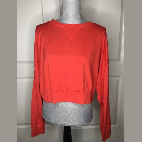 NWT WILDFOX Red French Terry Sweatshirt - Picture 2 of 6